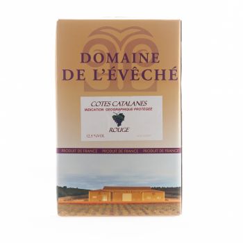Domaine de l' Evéché vin de Pays des  Côtes Catalanes  ROUGE